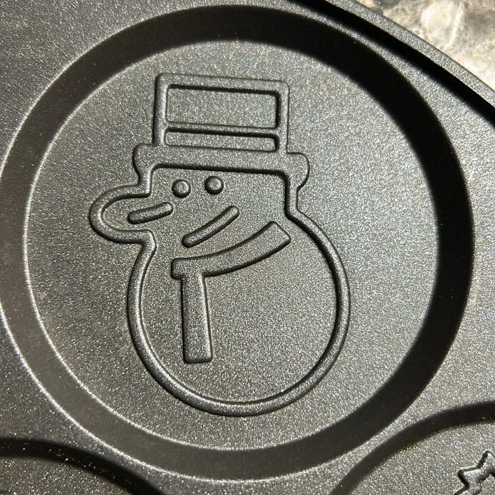 Pancakes frying pan Merry Christmas! Happy Holidays!